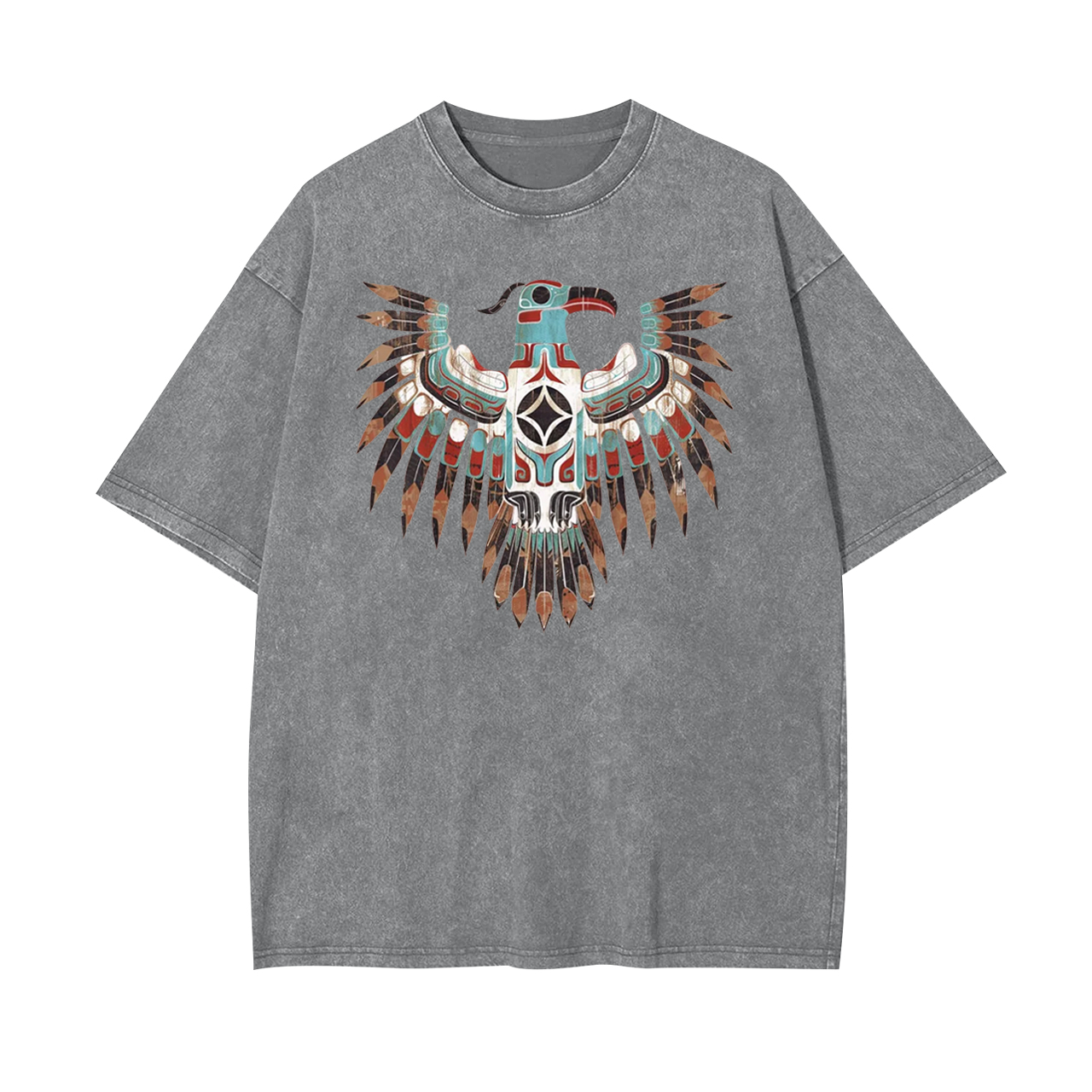Native American Thunderbird Art Garment-dye Tees