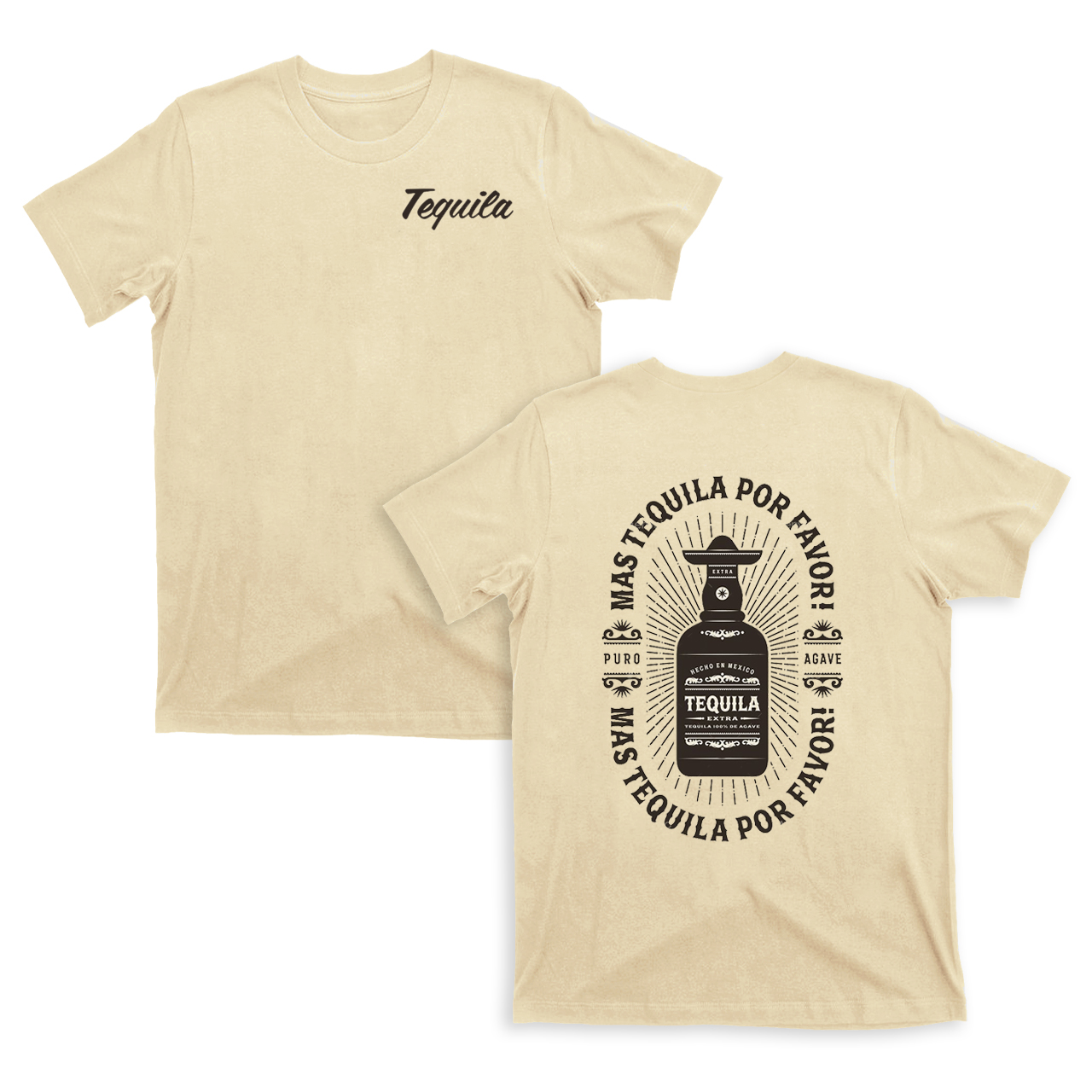Vintage Mas Tequila T-Shirts