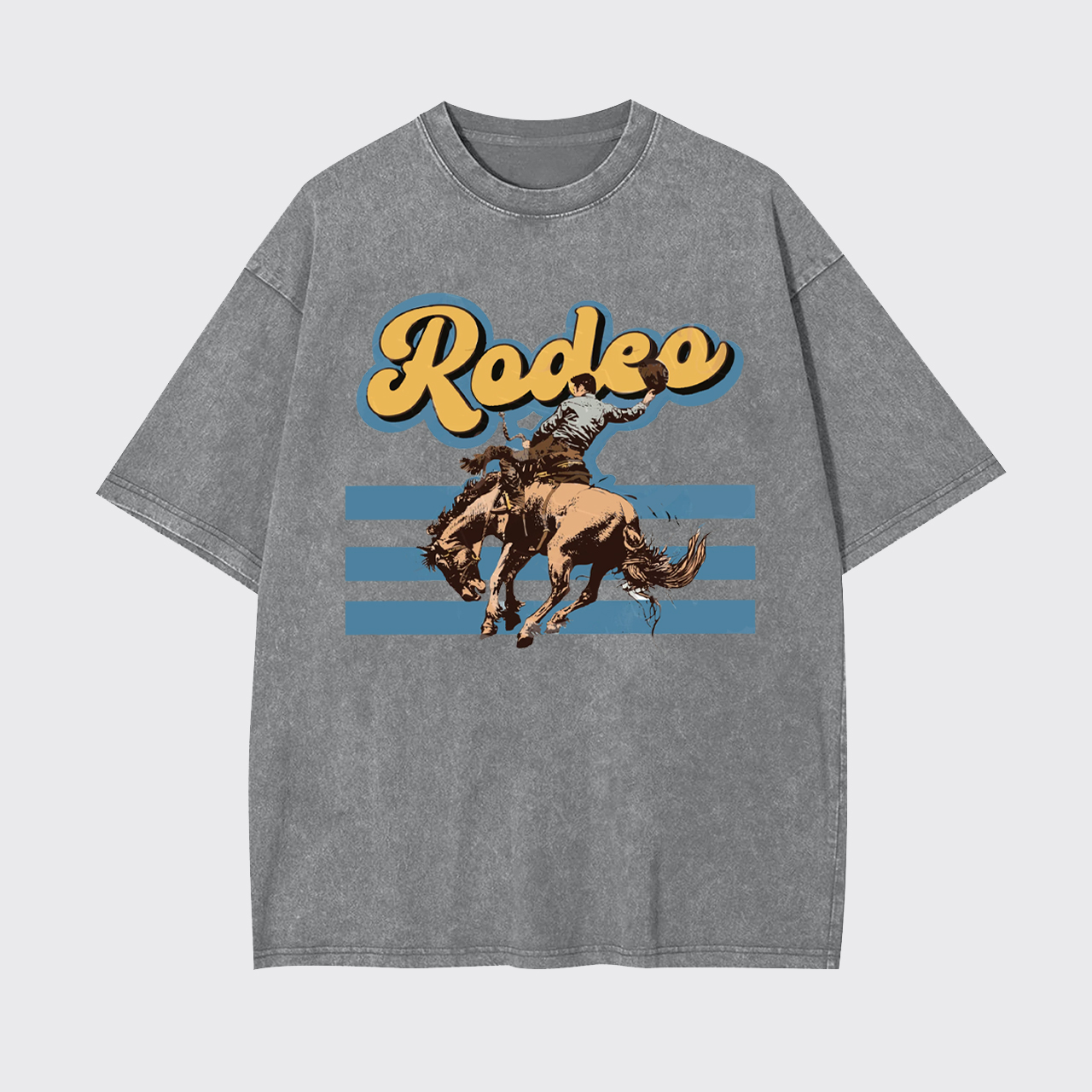 Western Rodeo Cowboy Garment-dye Tees
