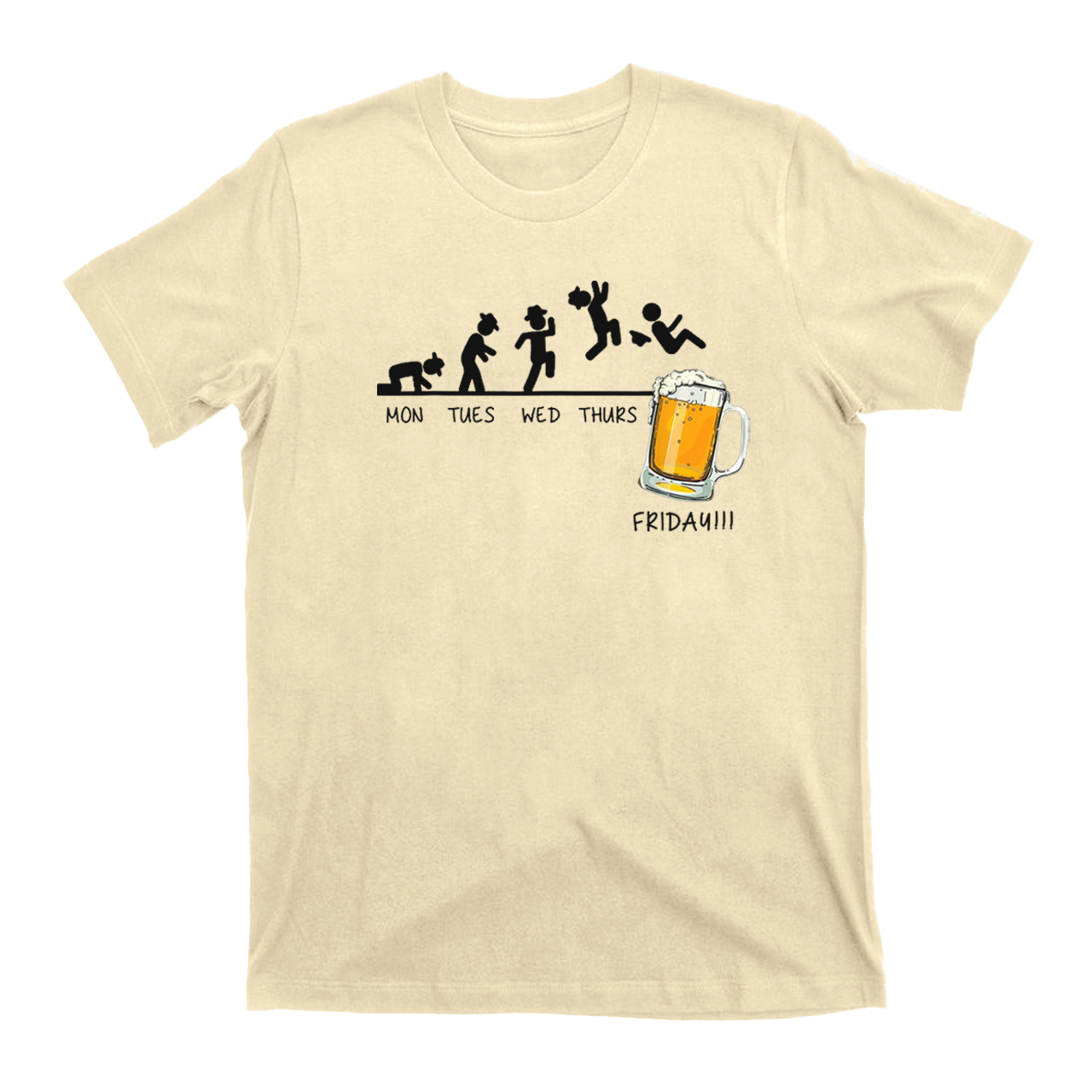 Monday to Friday，I Love Beer T-Shirts