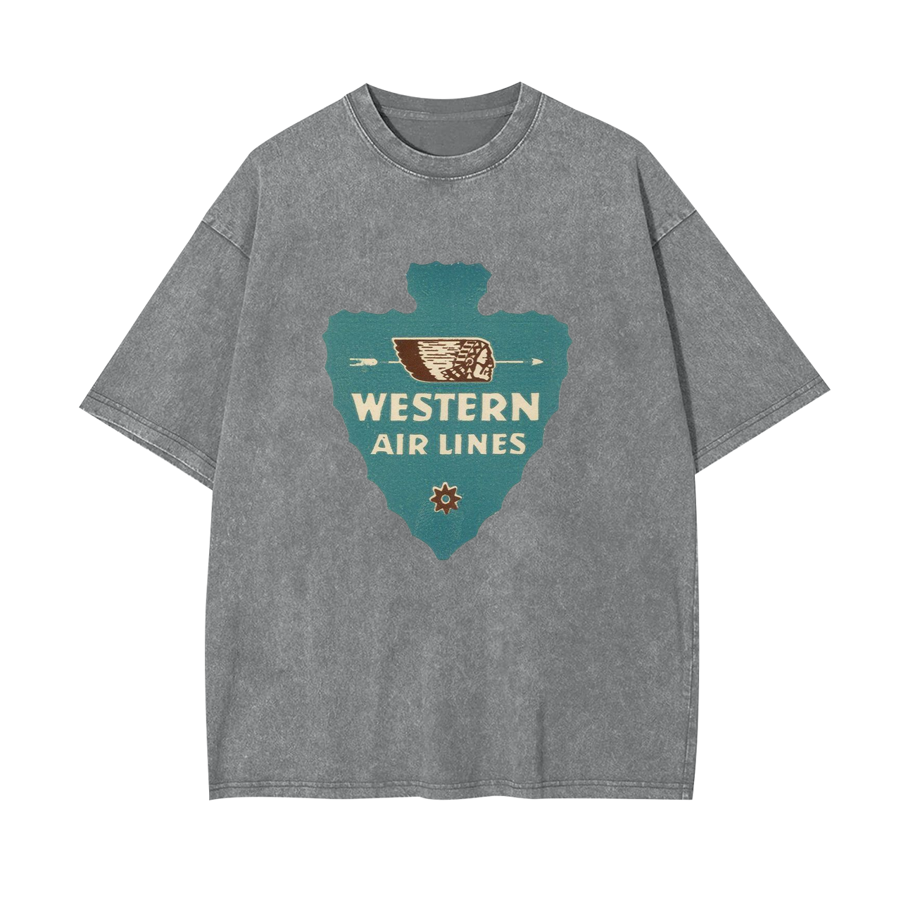 Western Air Lines Garment-dye Tees