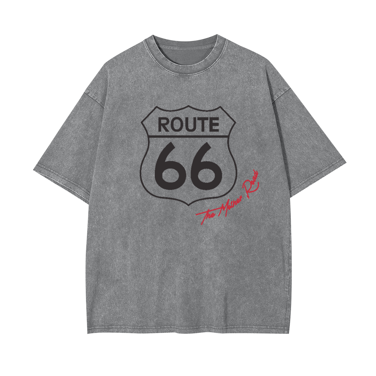 Historic US Route 66 Mother Road Garment-dye Tees