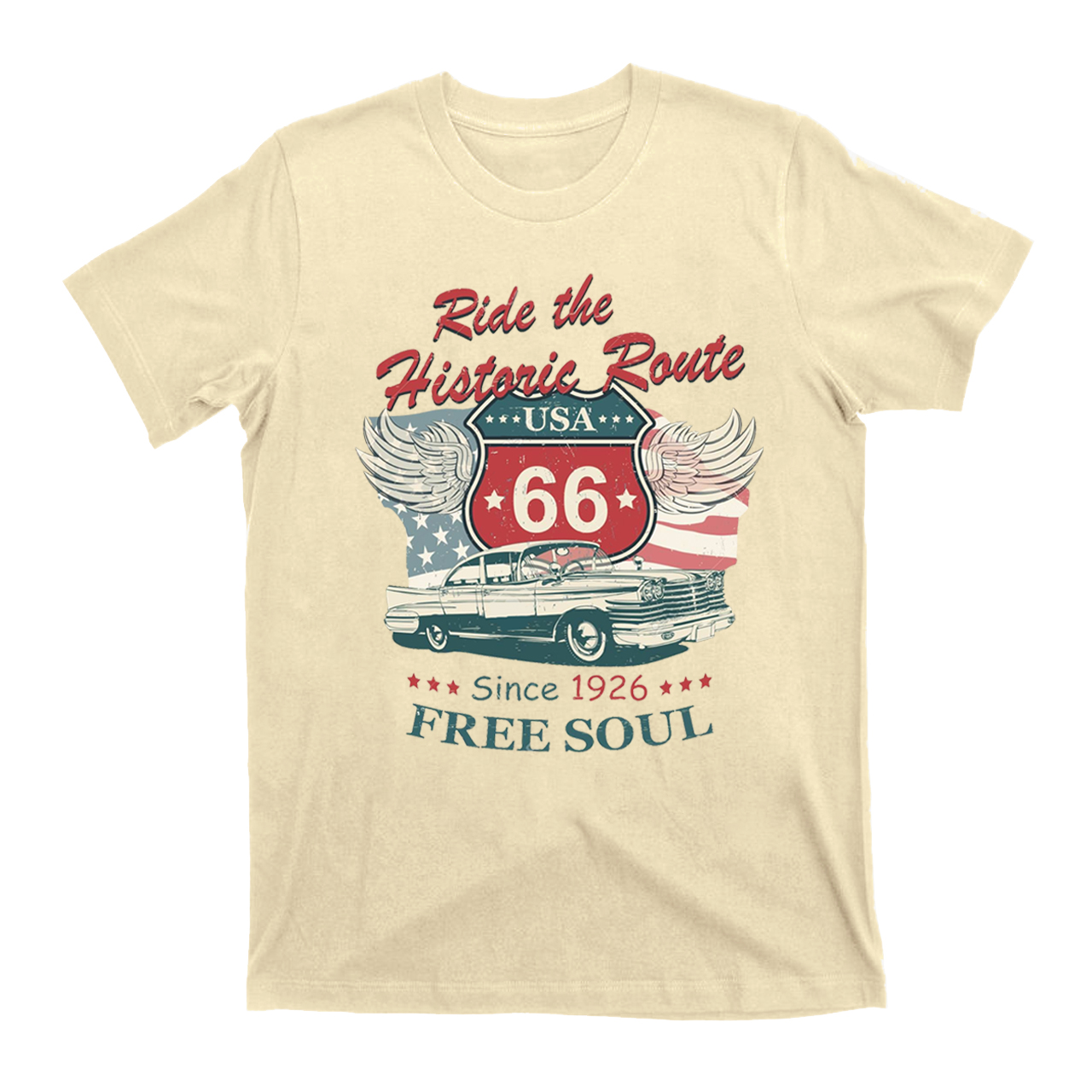 1926 Free Soul Route 66 T-Shirts