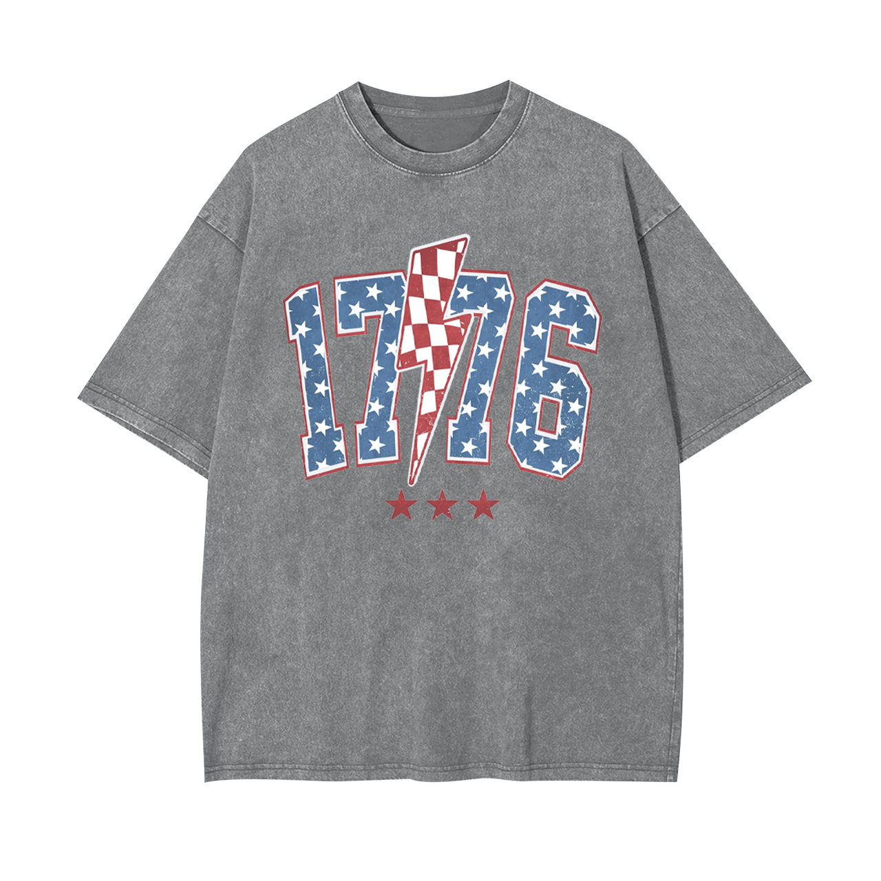 1776 America 4th of July  Garment-dye Tees