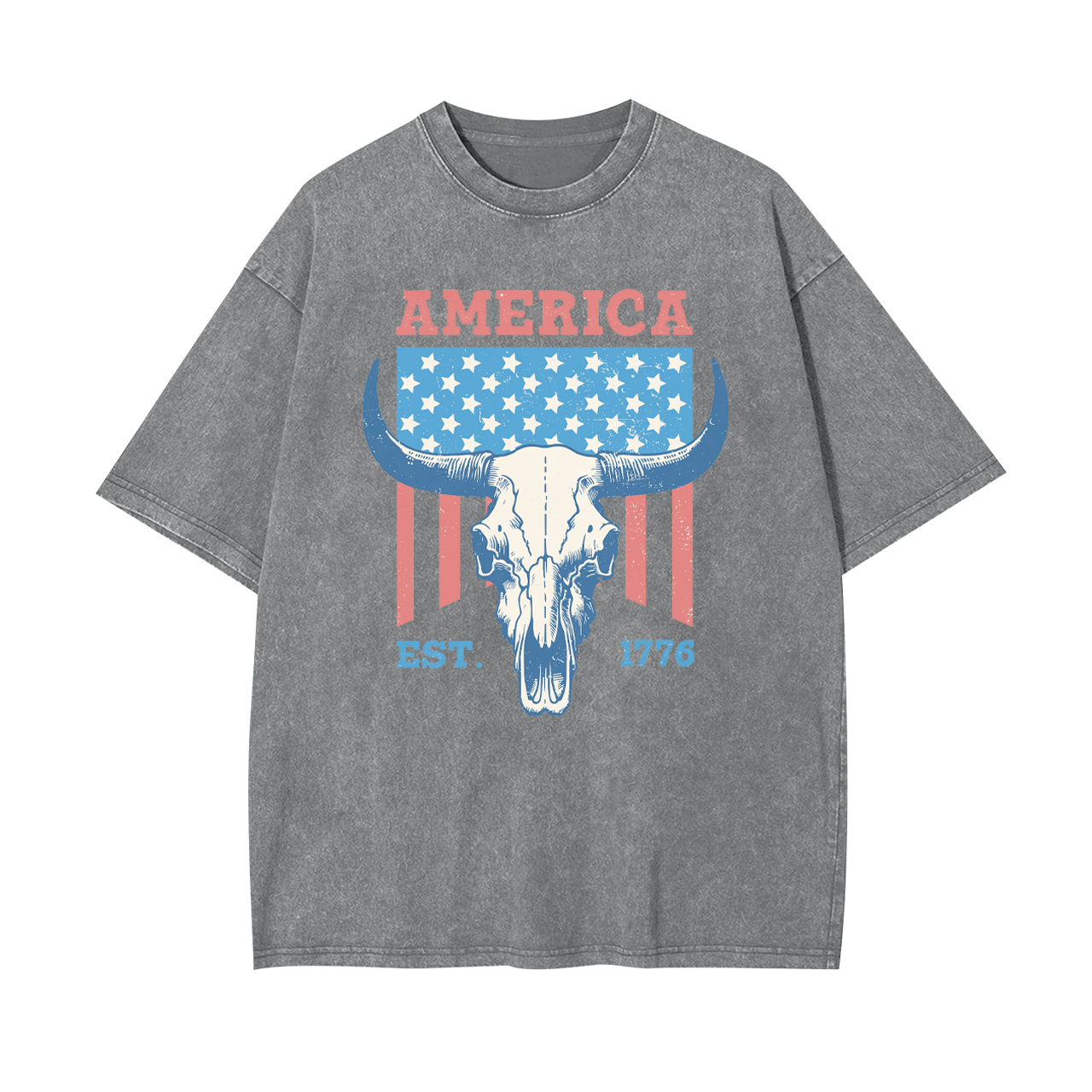 America freedom Est.1776 Garment-dye Tees