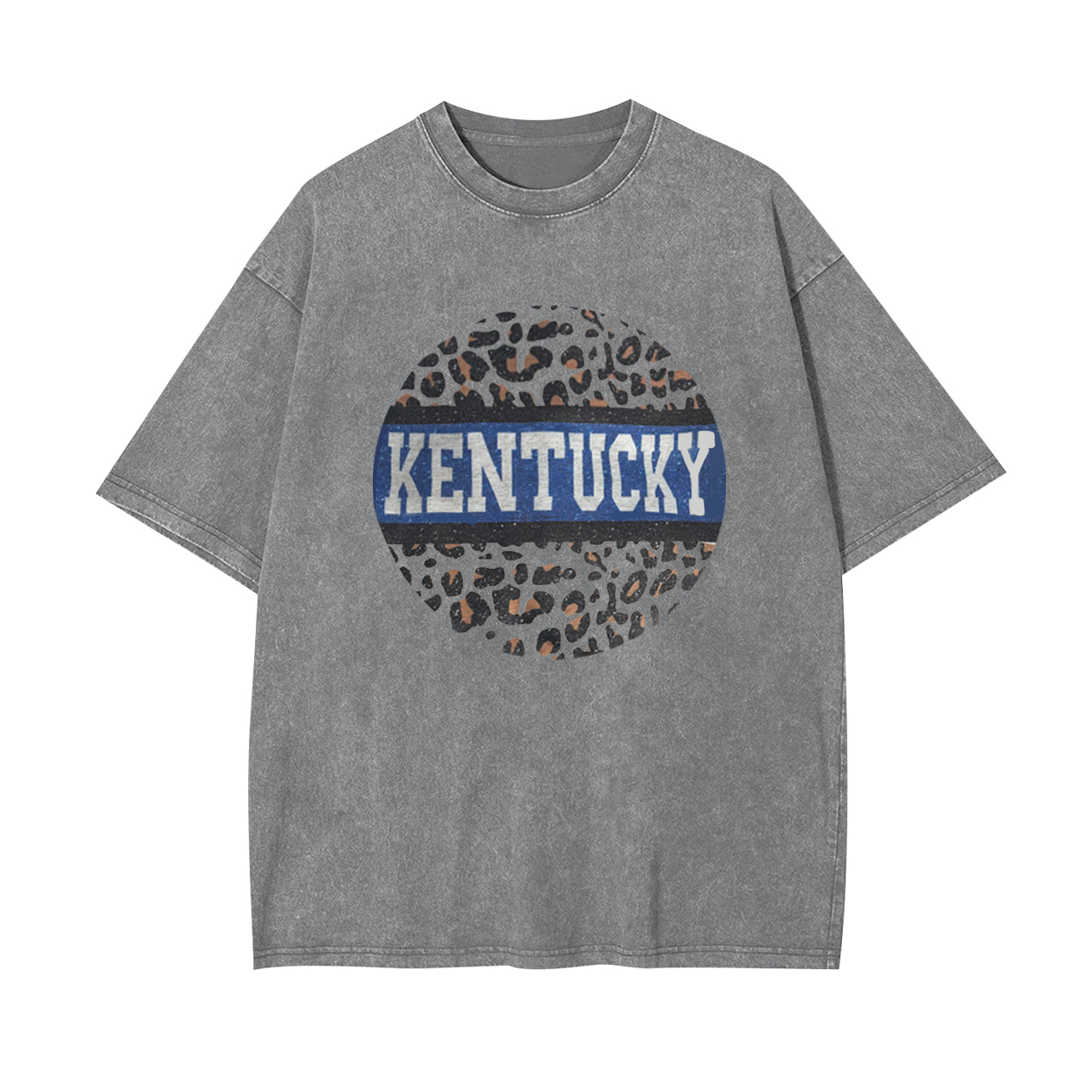 Kentucky Leopard Print Garment-dye Tees