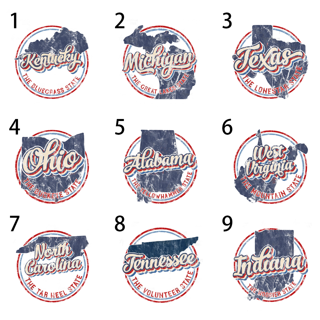 The Kentucky State Garment-dye Tees