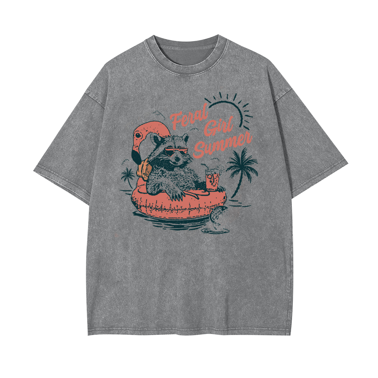 Feral Girl Summer Garment-dye Tees