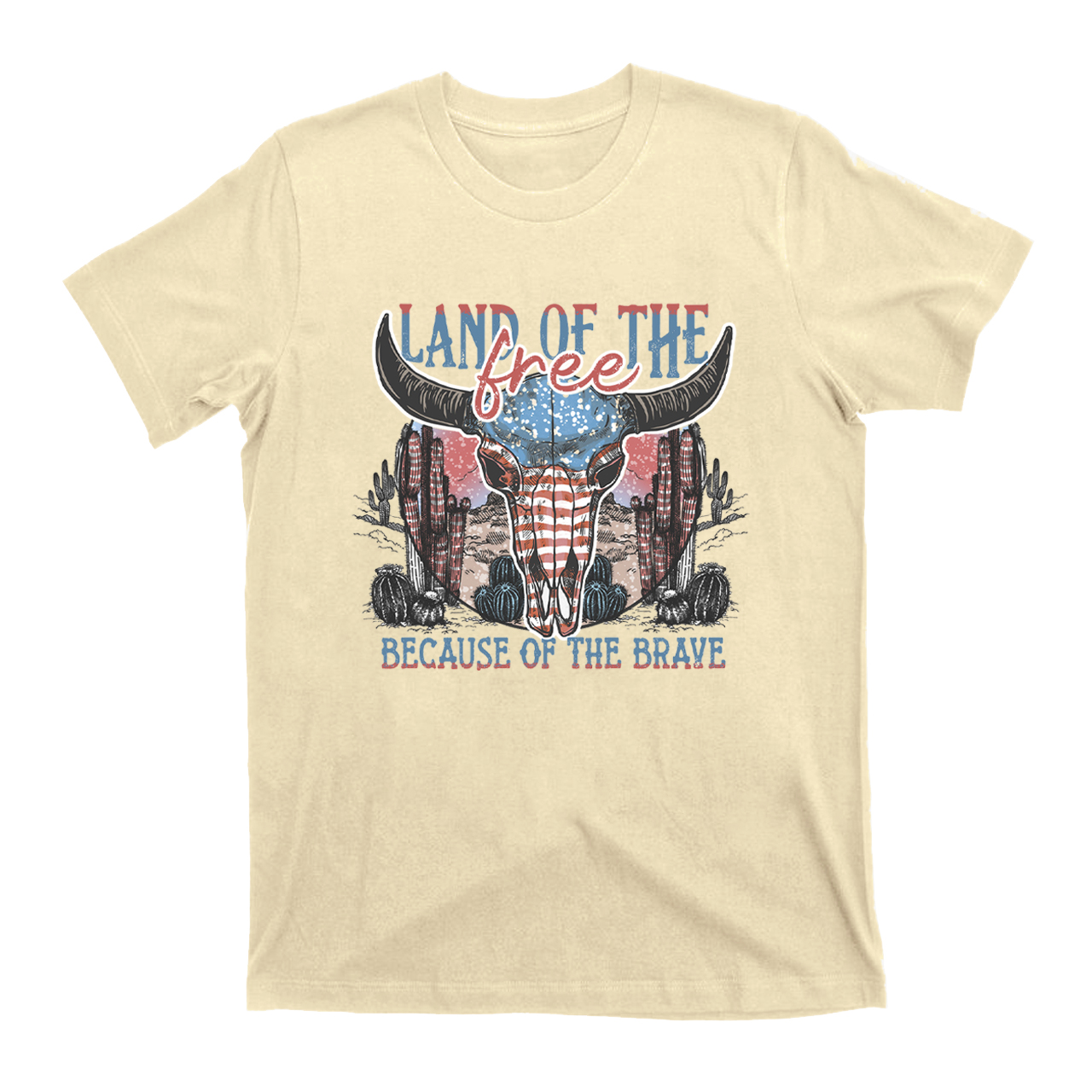 4th Of July And Cow Skull T-Shirts