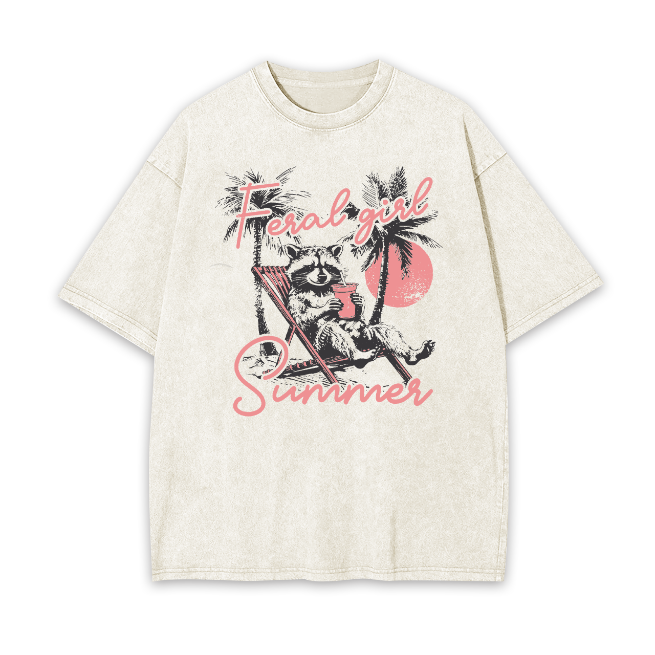 Feral Girl Summer Garment-dye Tees