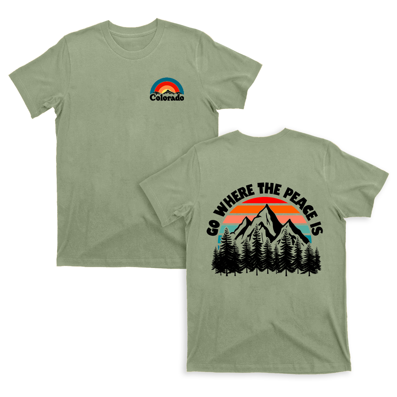 Colorado Vintage Mountain T-Shirts