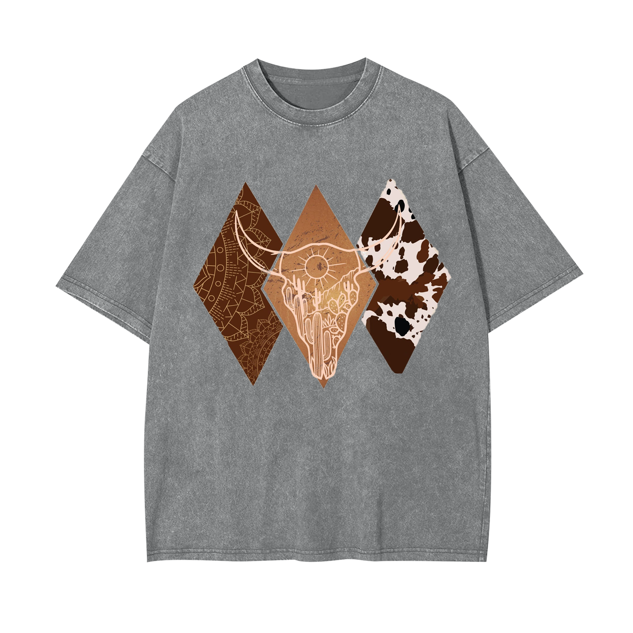 Boho Bull Cowskull Garment-dye Tees