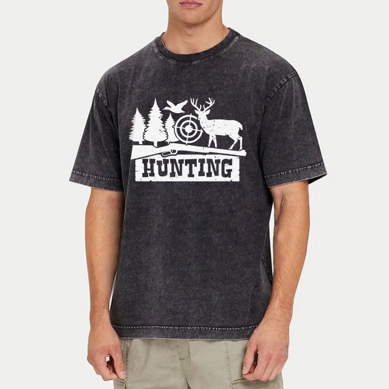 Hunting And Elk Garment-dye Tees