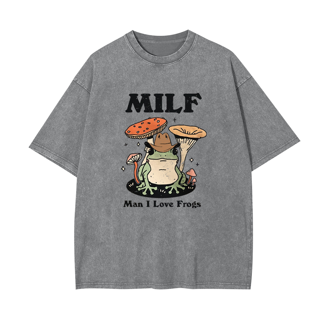 Funny MILF Froggy Garment-dye Tees