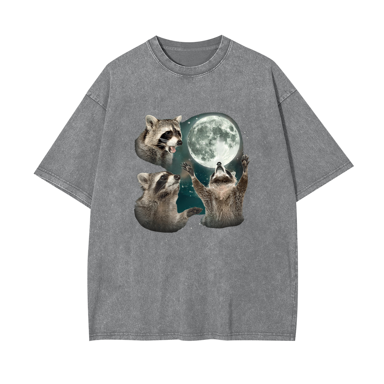 Three Raccoons Garment-dye Tees