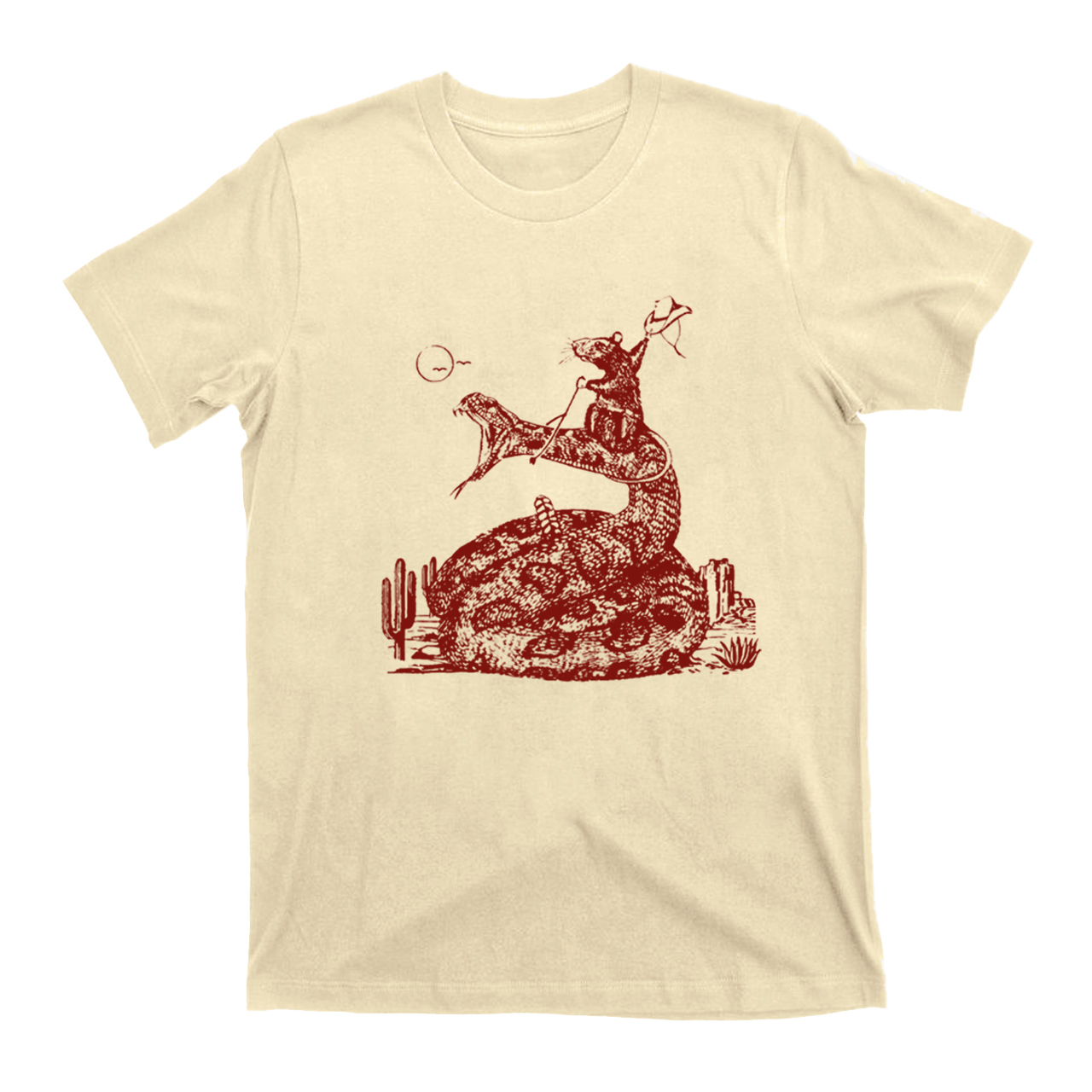 Funny Cowboy Mouse T-Shirts