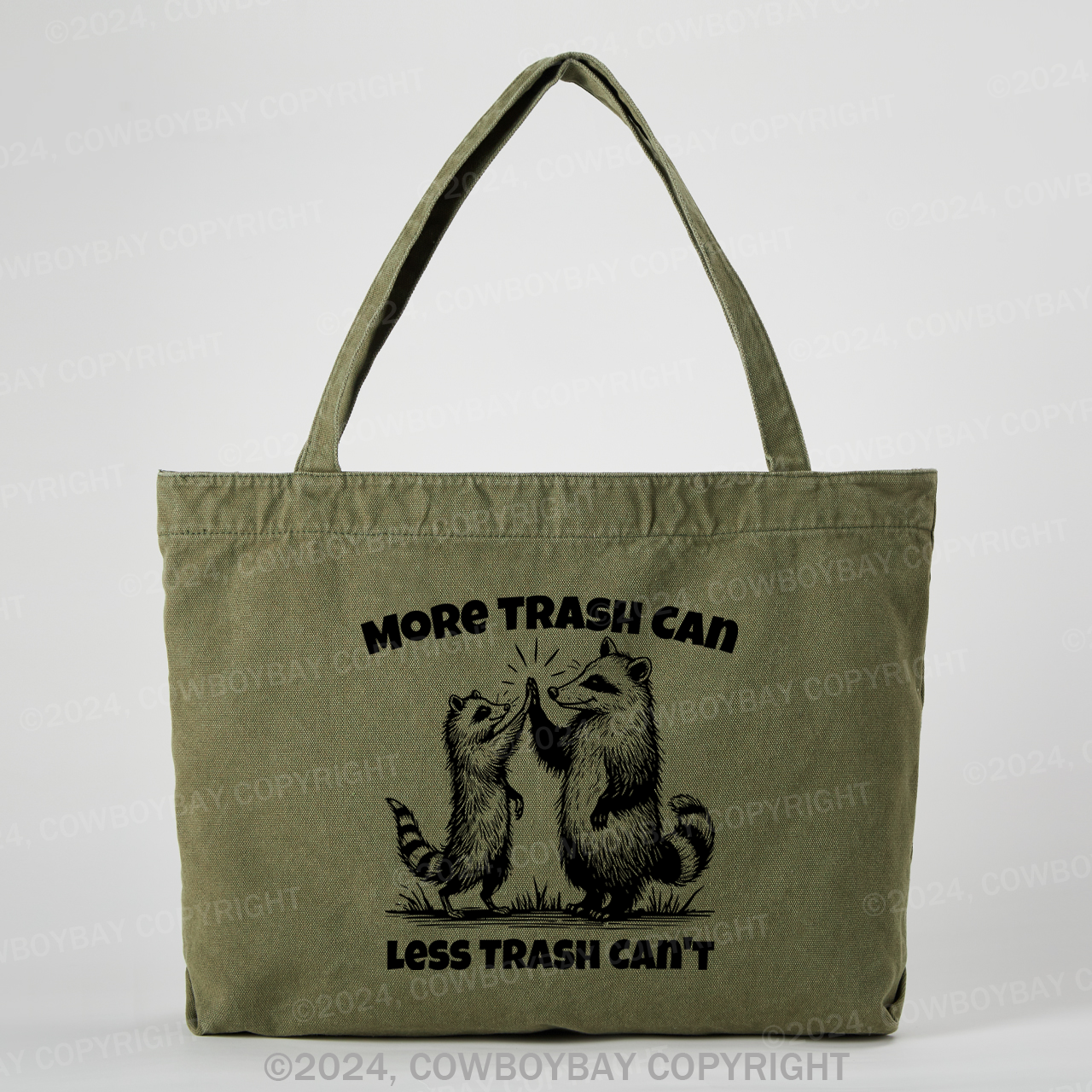 More Trash Can Less Trash Can't Tote Bag