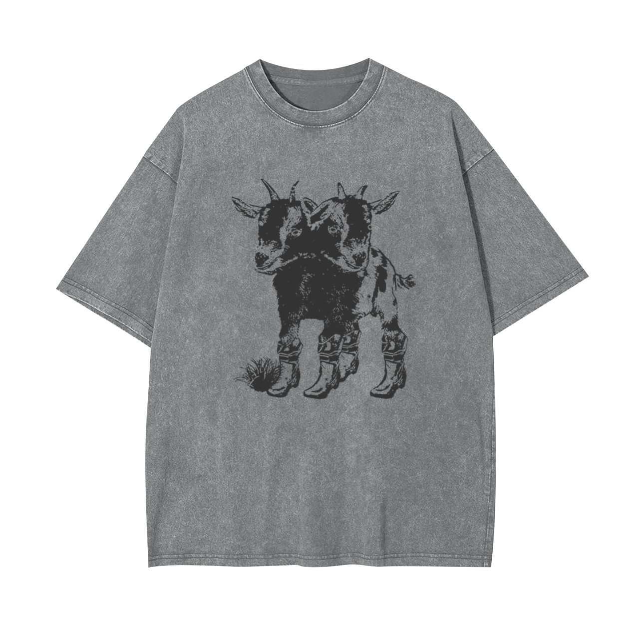 Two Headed Goat Garment-dye Tees
