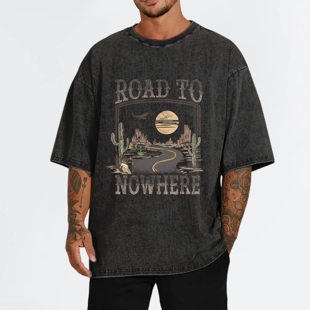 Road To Nowhere Garment-dye Tees