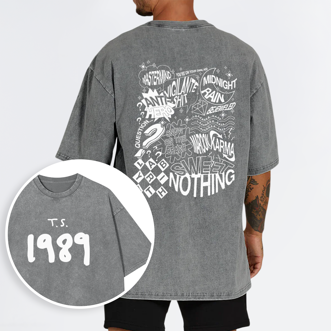 T.S. 1989 Midnight Garment-dye Tees