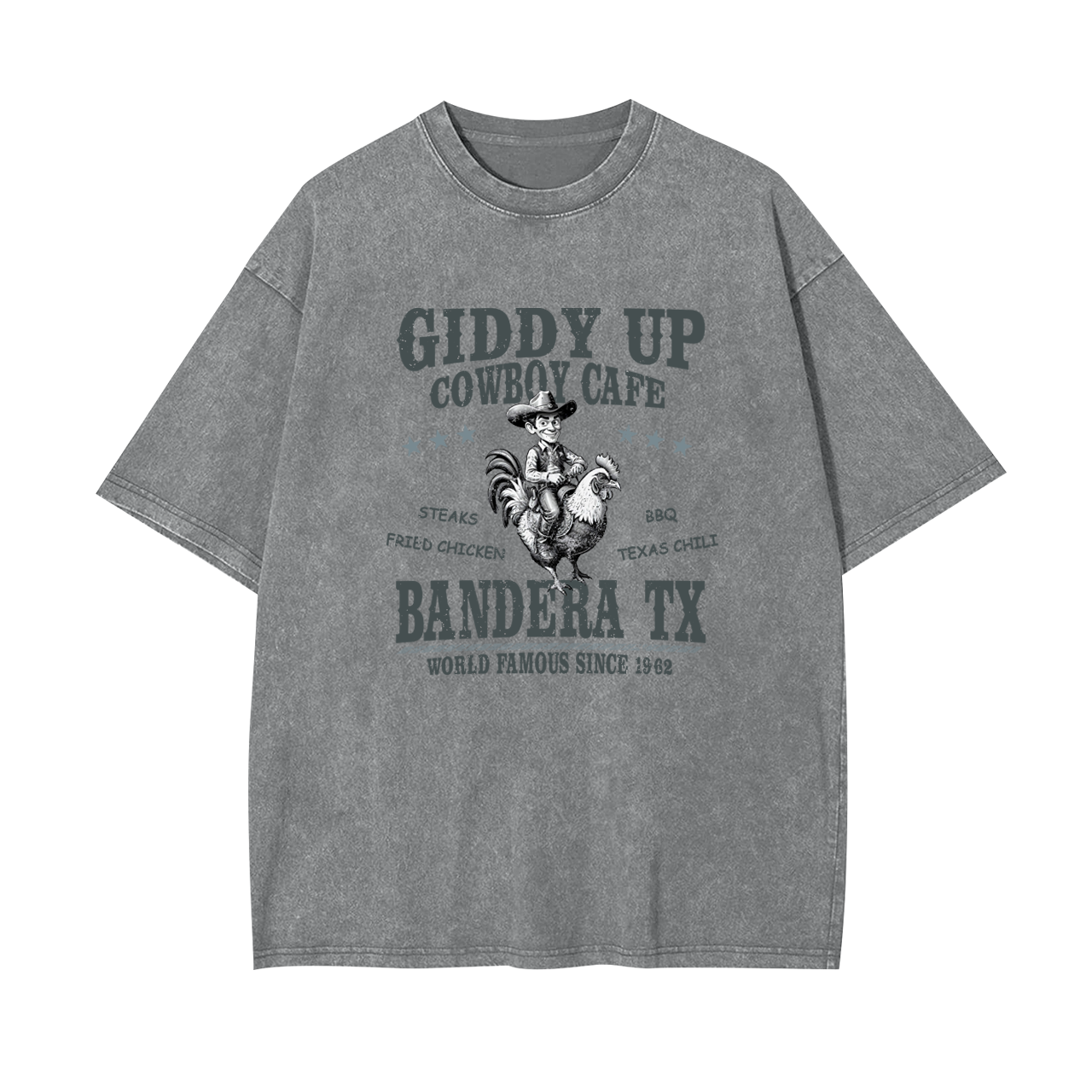 Giddy Up Cowboy Cafe Garment-dye Tees