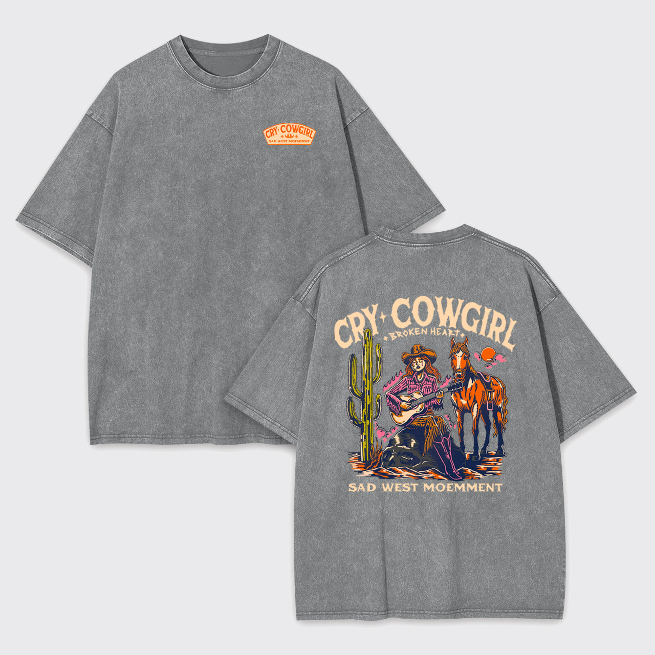 Sad West Garment-dye Tees