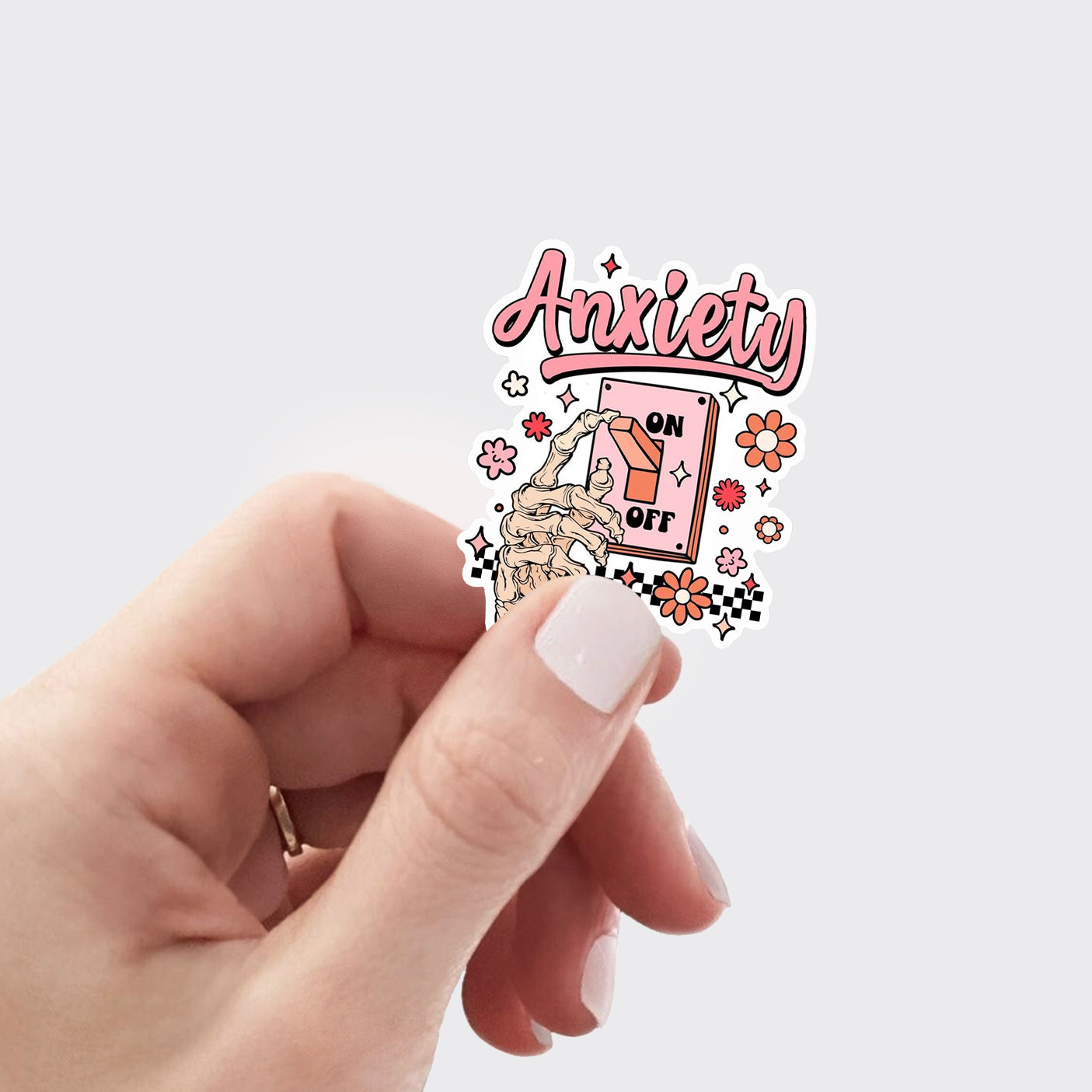 Anxiety On Or Off_Cowboybay Sticker