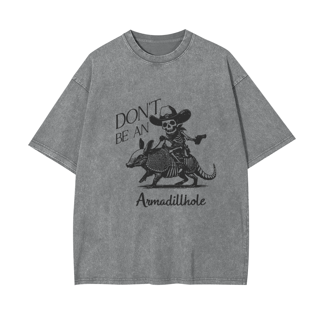 Cowboy Skeleton Armadillo Garment-dye Tees