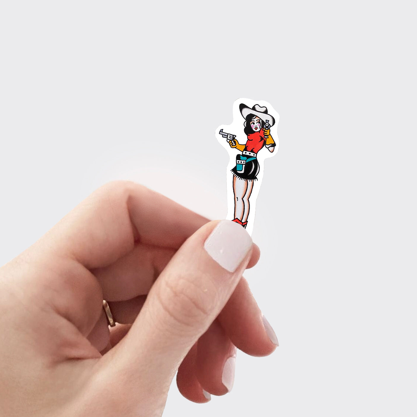 Bold And Fearless Cowgirl Spirit_Broncobay Sticker