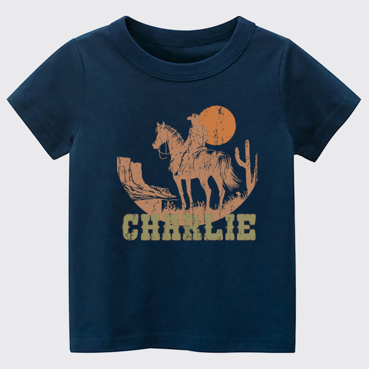 Personalized Cowboy Kids T-shirt