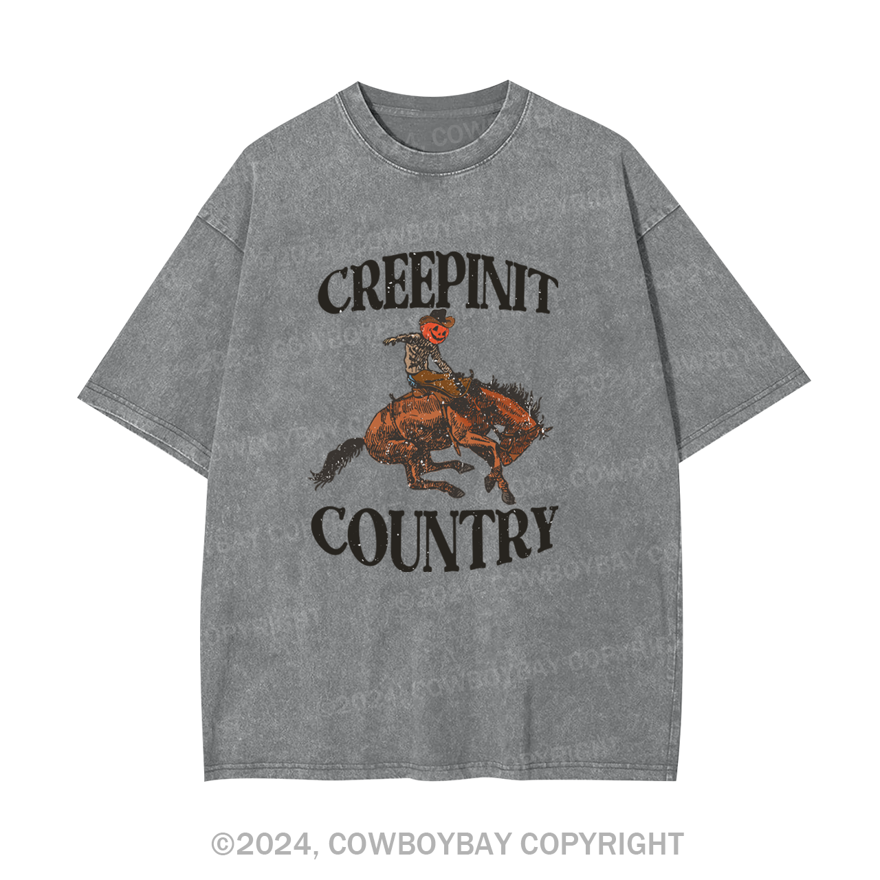 Creepin It Country Garment-dye Tees