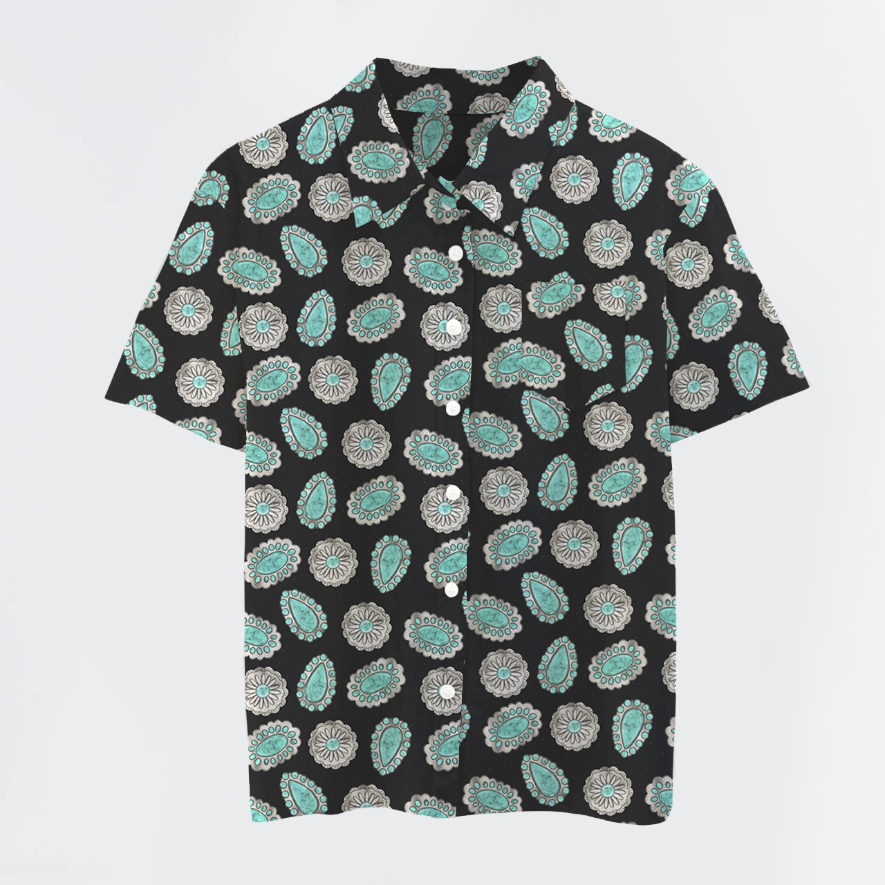 Turquoise Button Up Shirts
