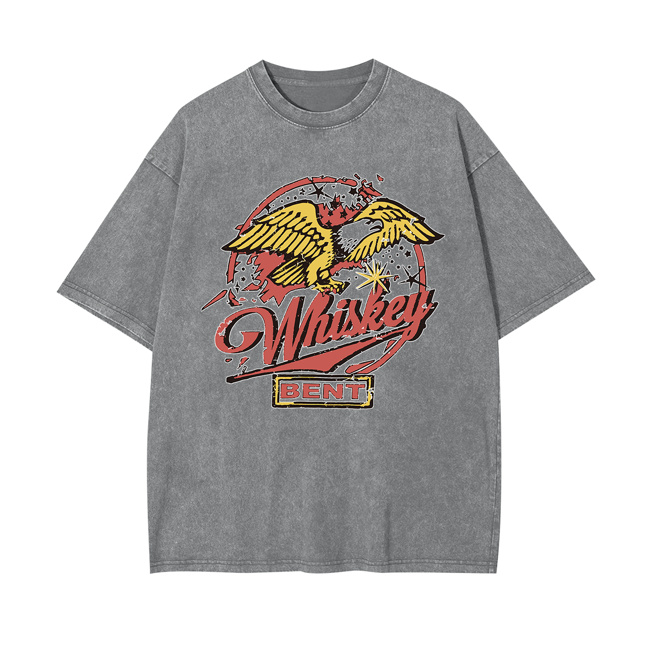 Whiskey Bent 70's Throwback Garment-dye Tees