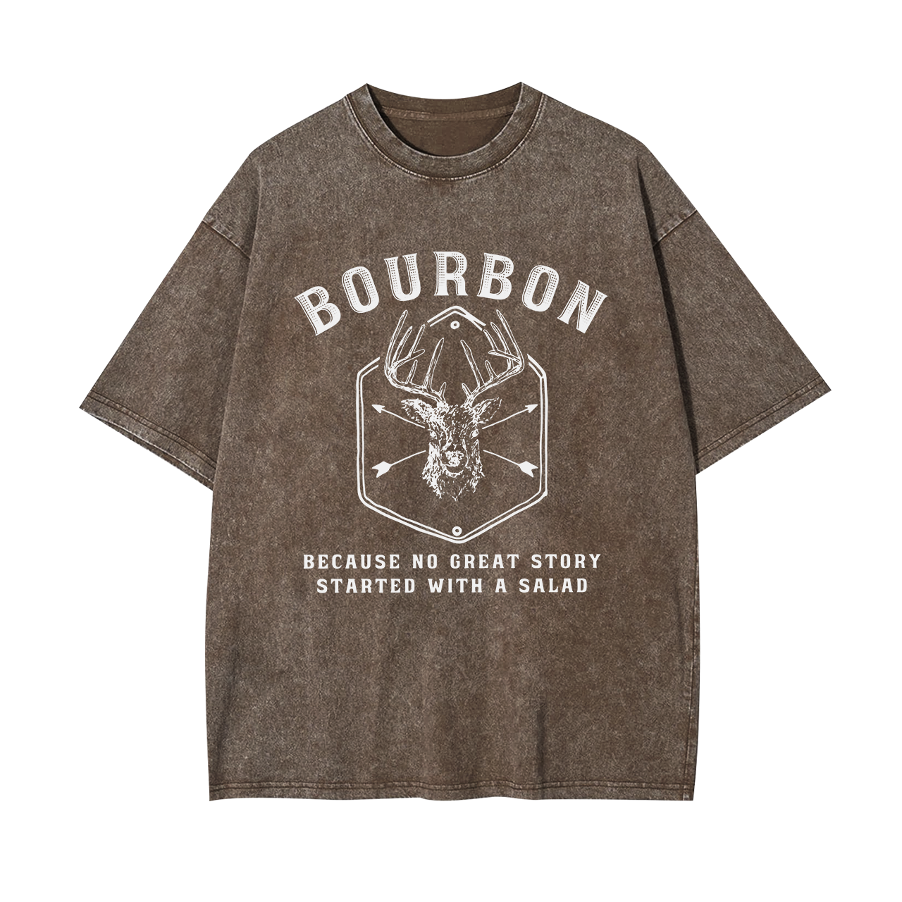 Funny Bourbon Garment-dye Tees
