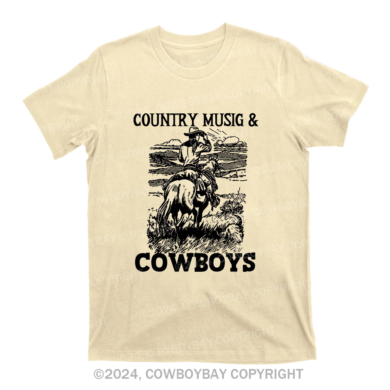 Country Music And Retro Cowgirl Western Shirt