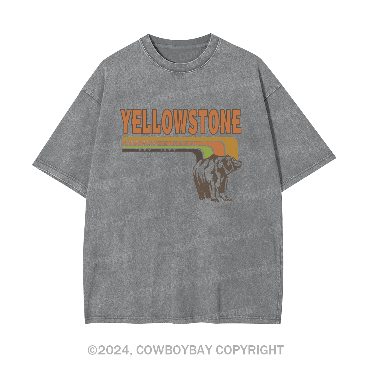 Inspired Yellowstone National Park Garment-dye Tees