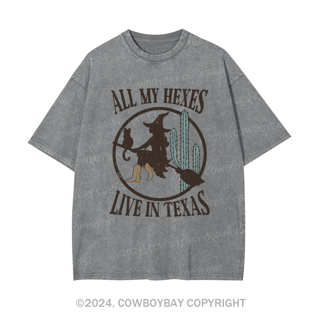 All My Hexes Live In Texas Garment-dye Tees