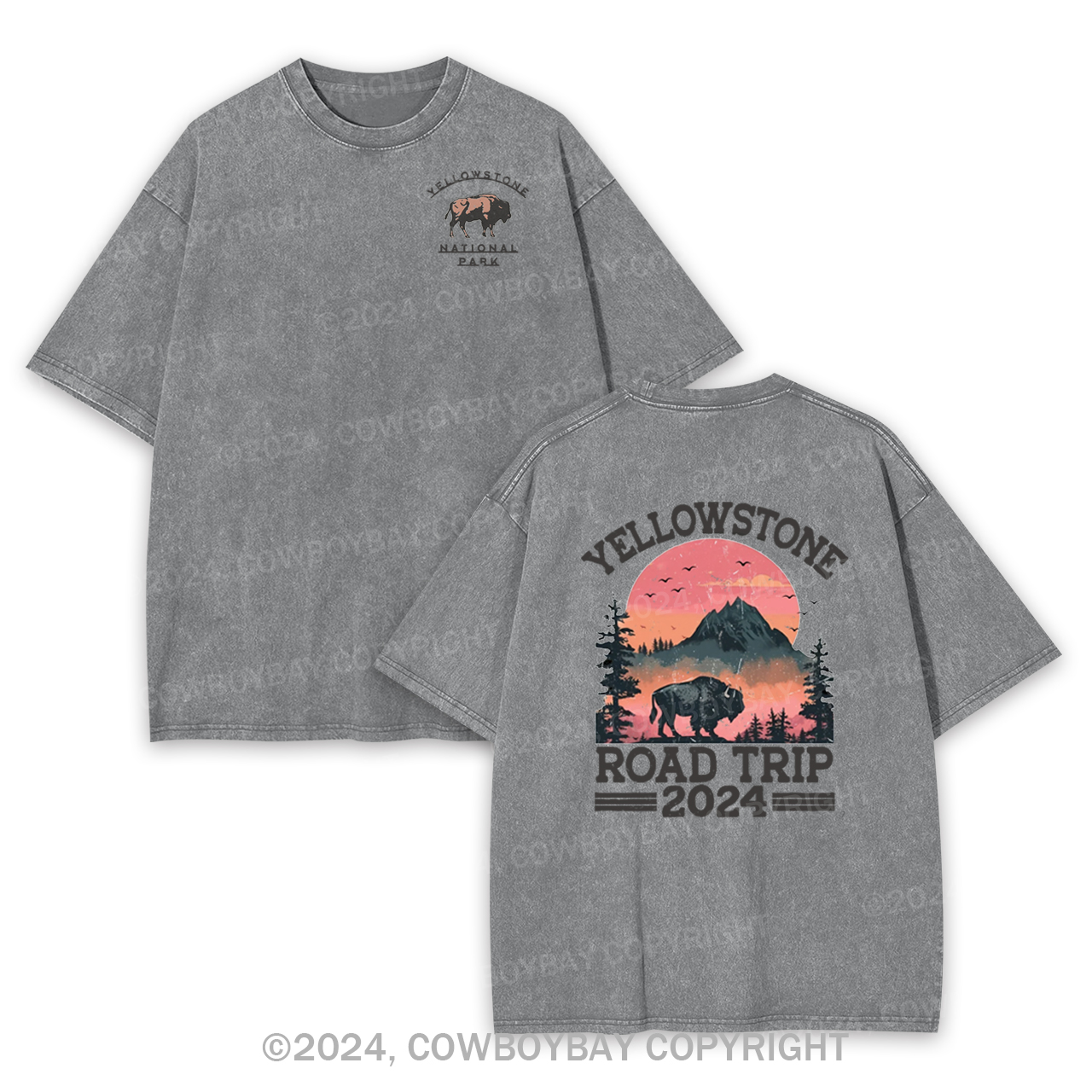Family Road Trip Garment-dye Tees