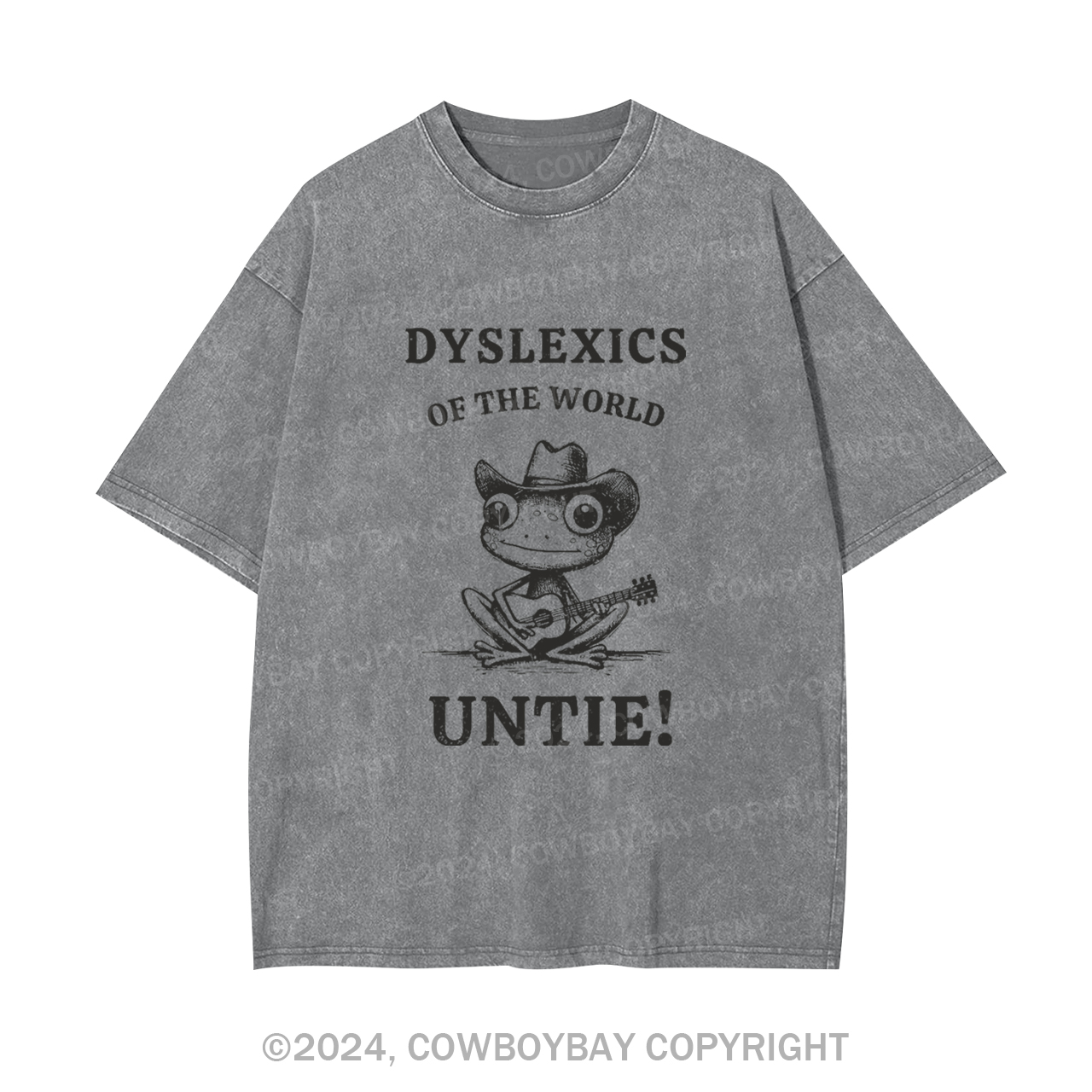 Dyslexics Of The World Untie Garment-dye Tees