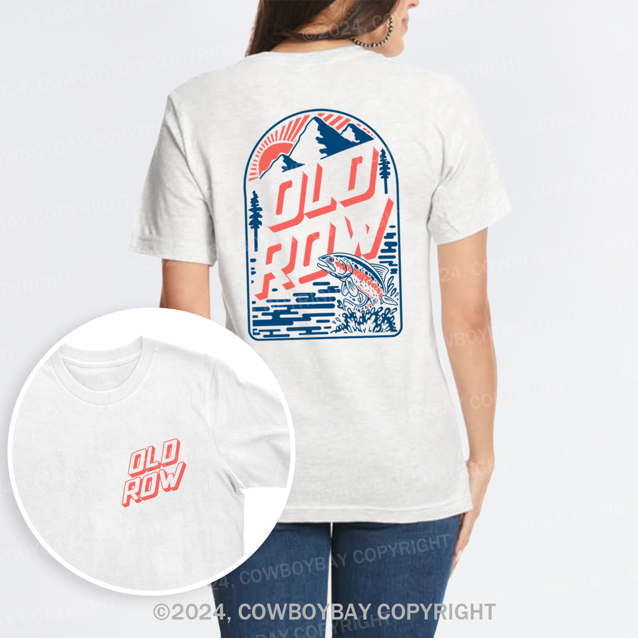 Old Row Outdoors Trout Mountain T-Shirts