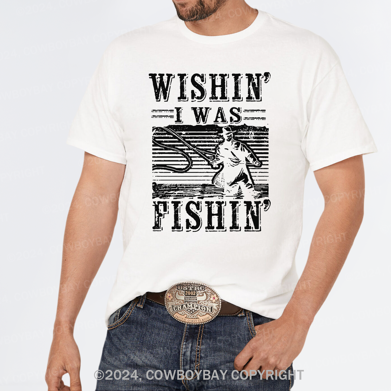 Wishin I Was Fishing T-Shirts