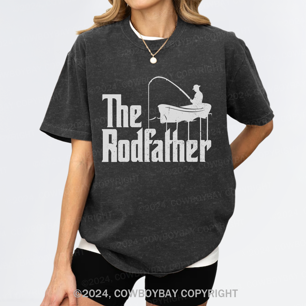 Fishing Parody (The Rodfather) Garment-dye Tees
