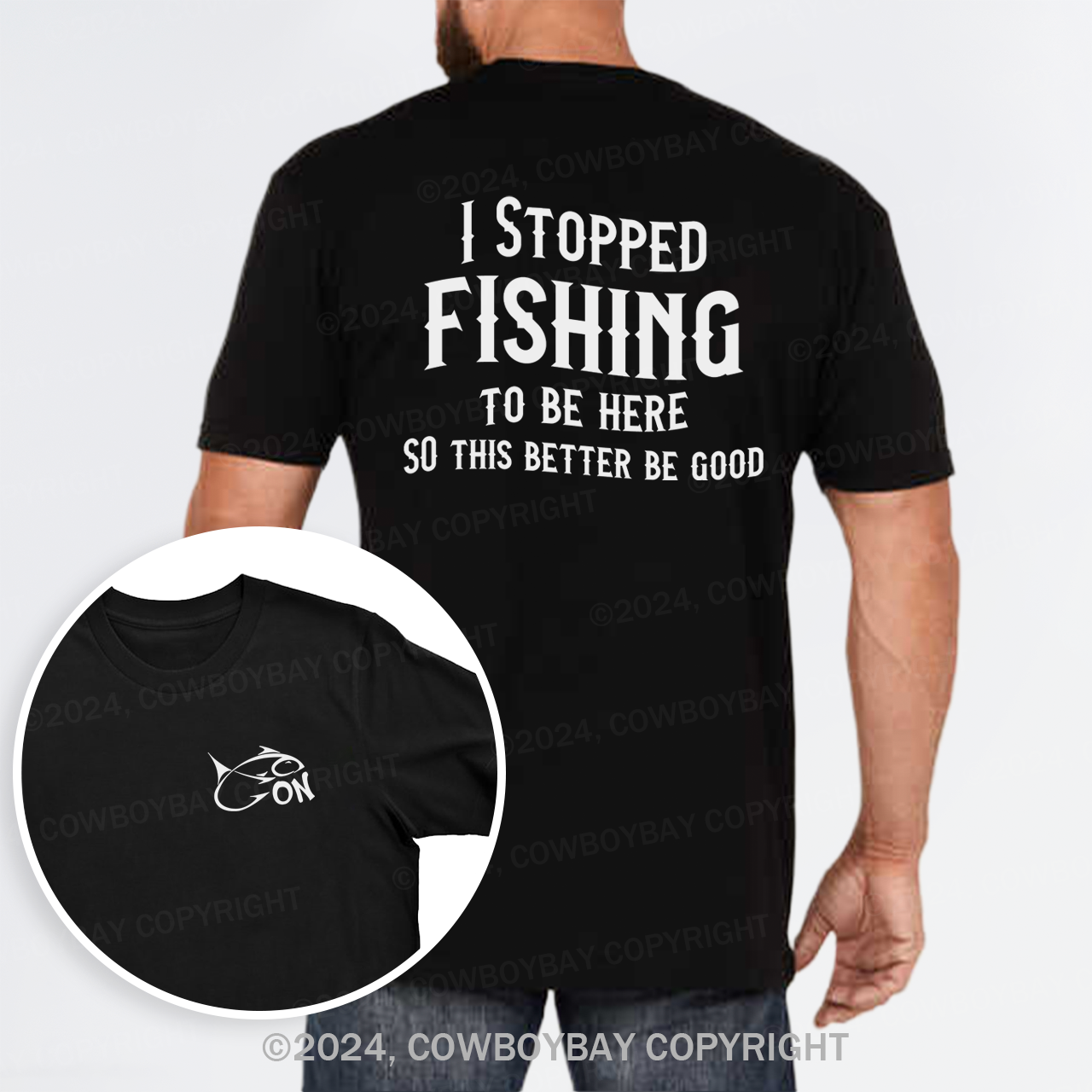 I Stopped Fishing To Be Here T-Shirts