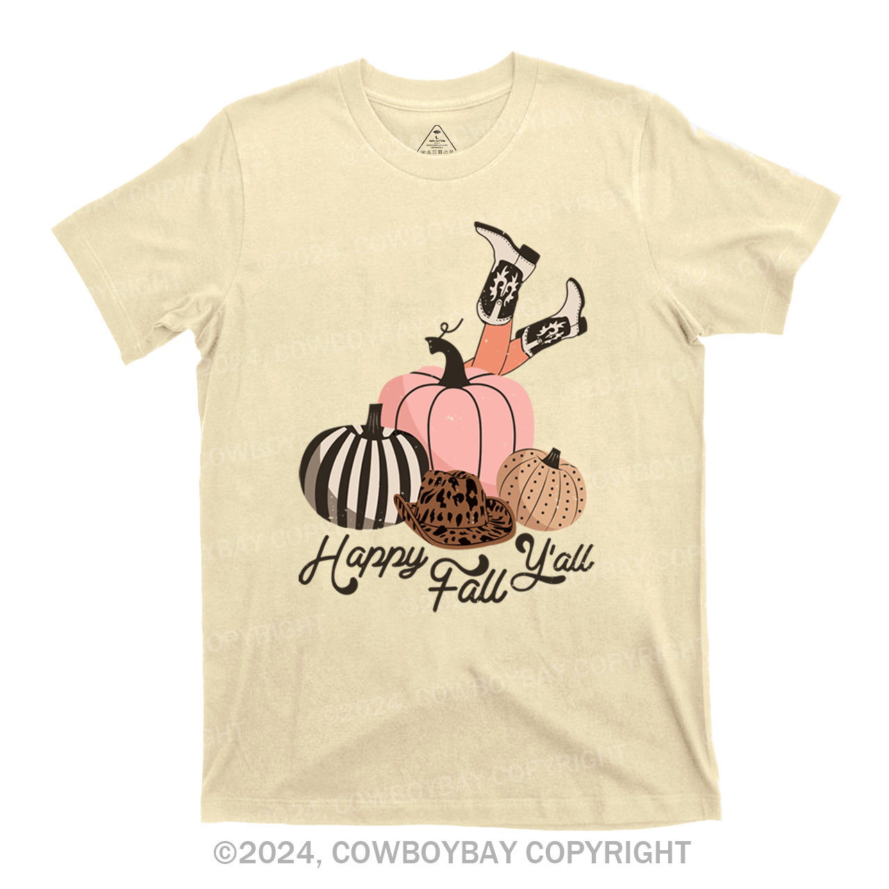 Happy Fall Y'all Cowgirl T-Shirts