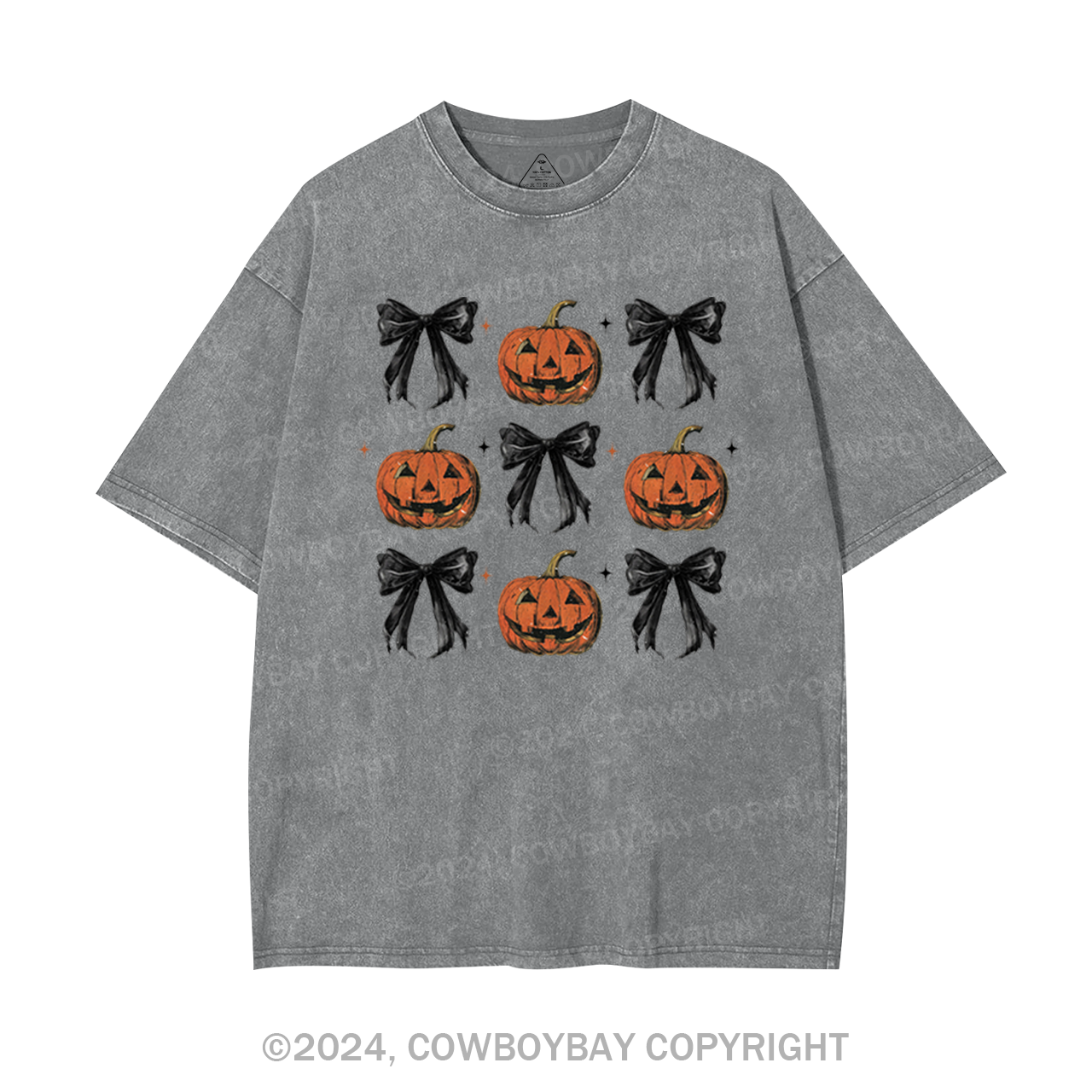 Coquette Bow Halloween Garment-dye Tees
