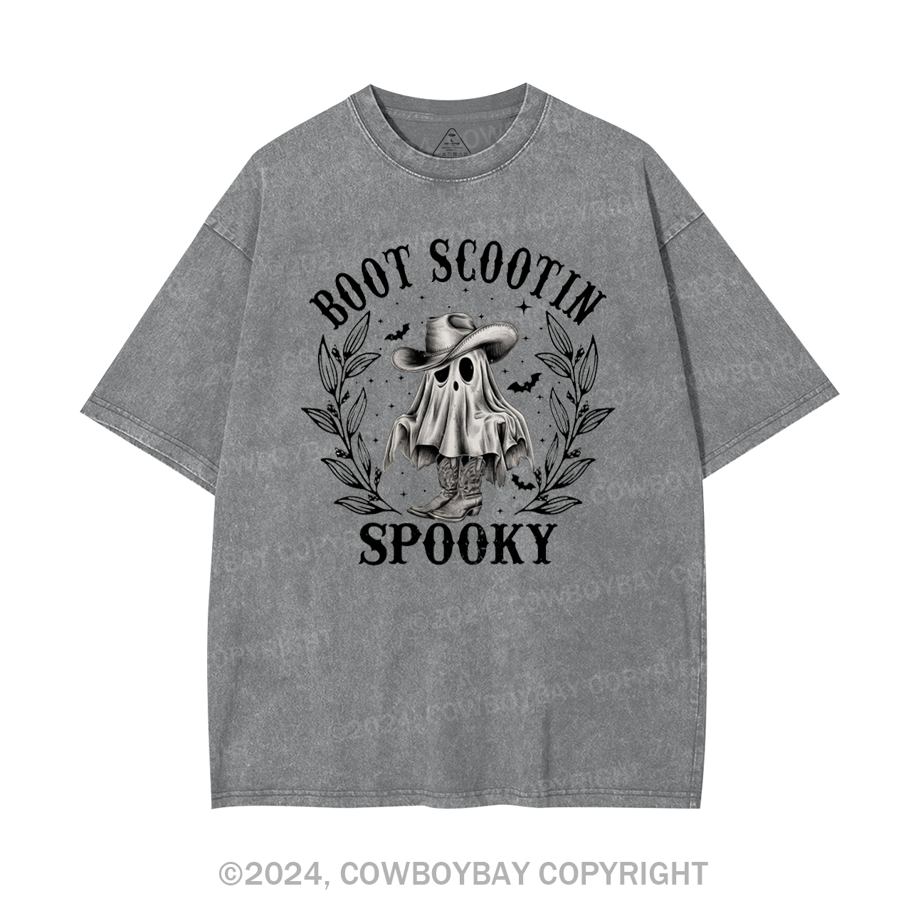 Boot Scoot Spooky Garment-dye Tees