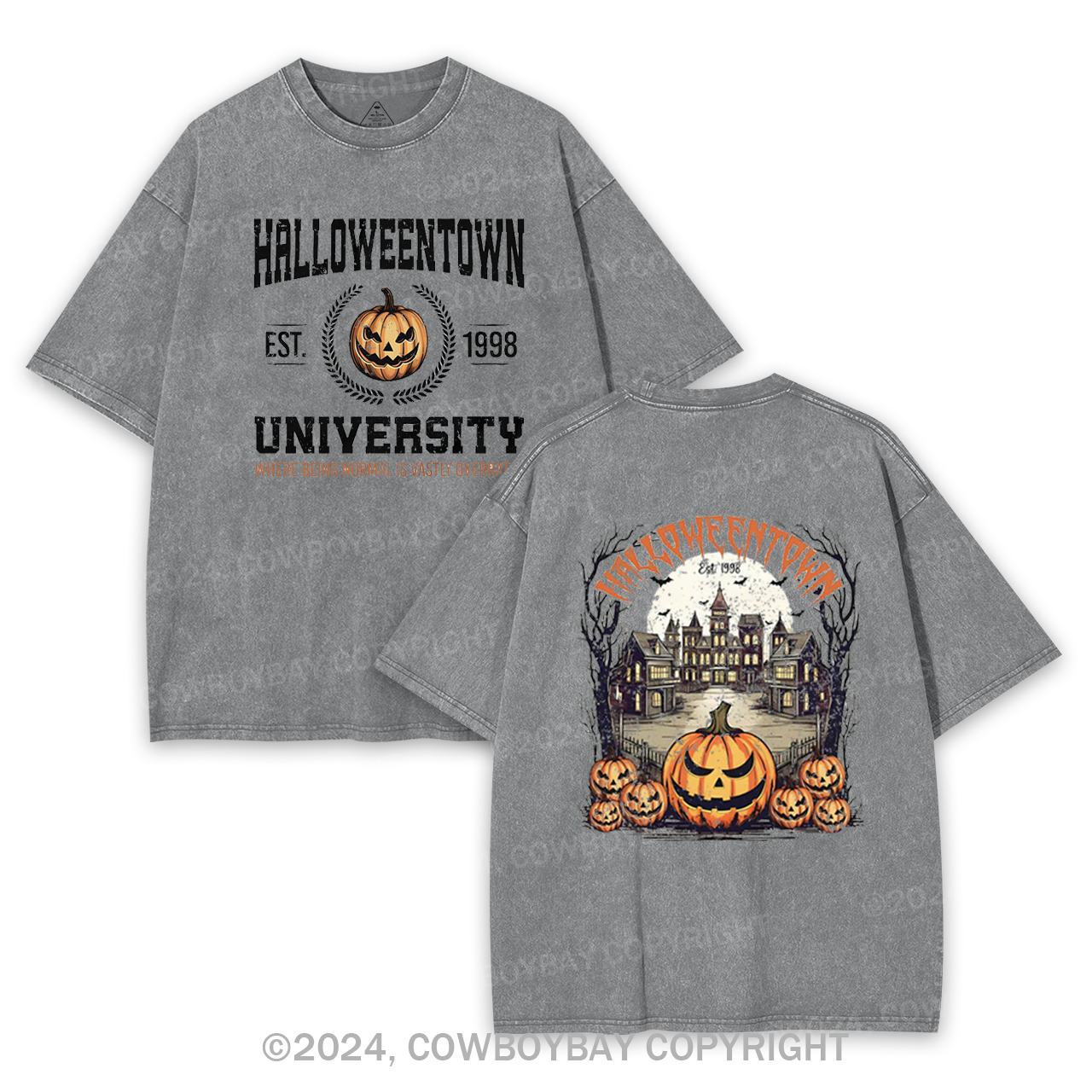 Halloweentown University Est.1998 Garment-dye Tees