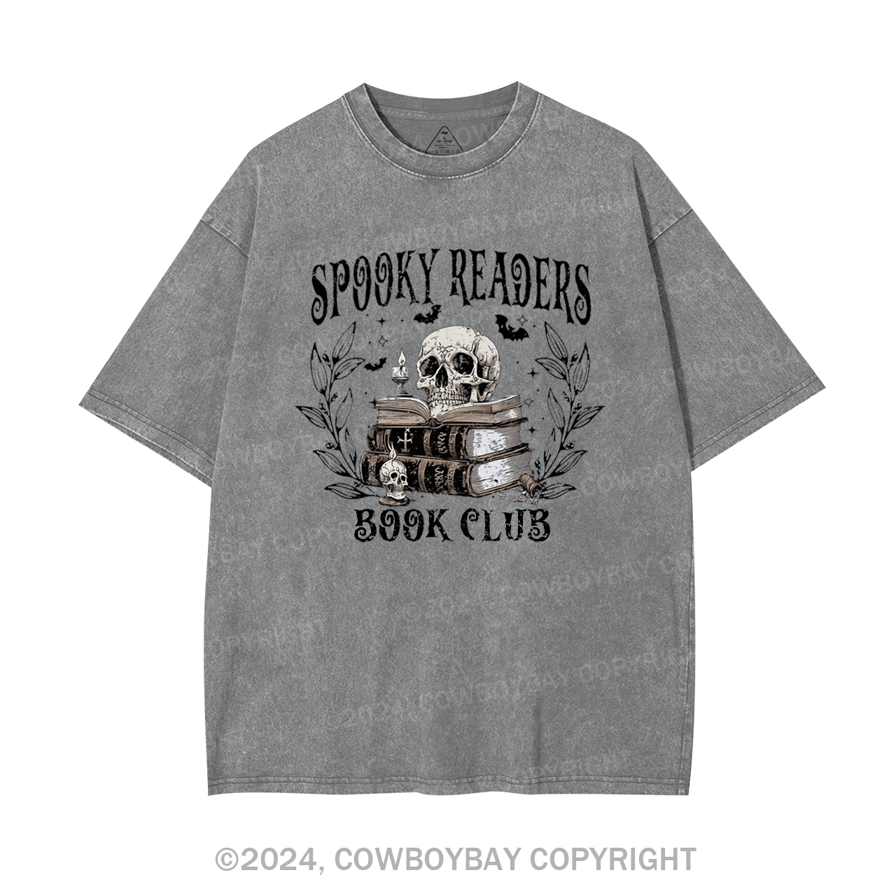 Spooky Readers Book Club Garment-dye Tees