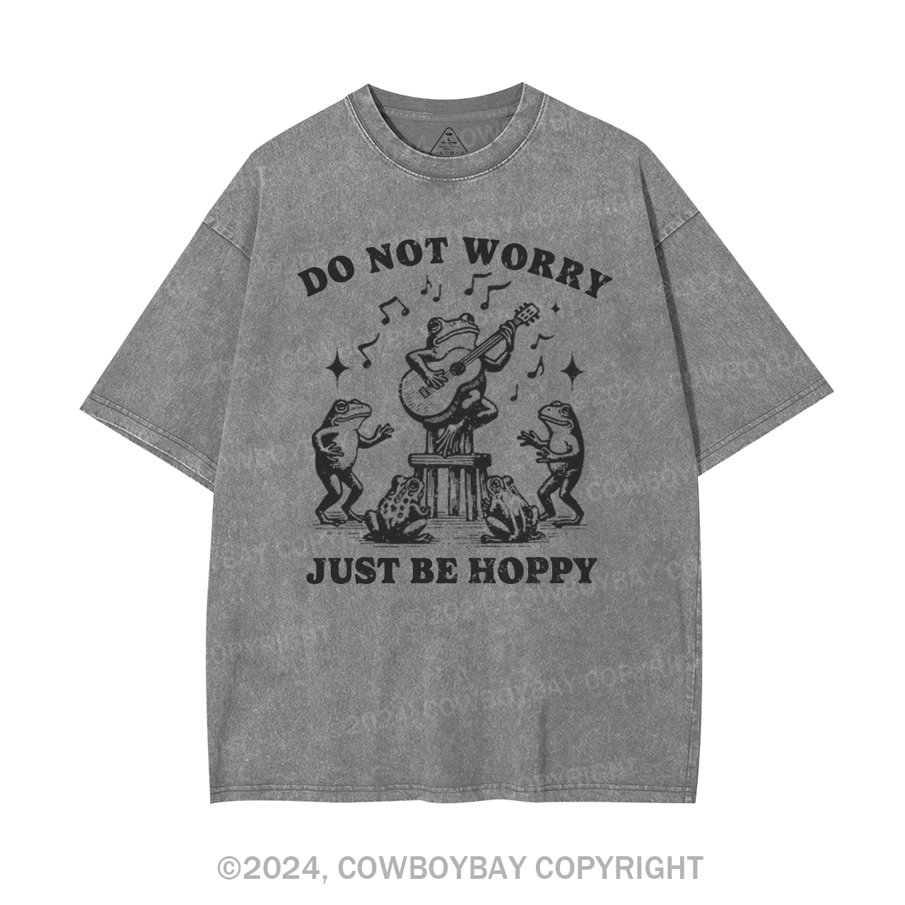 Do Not Worry Just Be Hoppy Garment-dye Tees