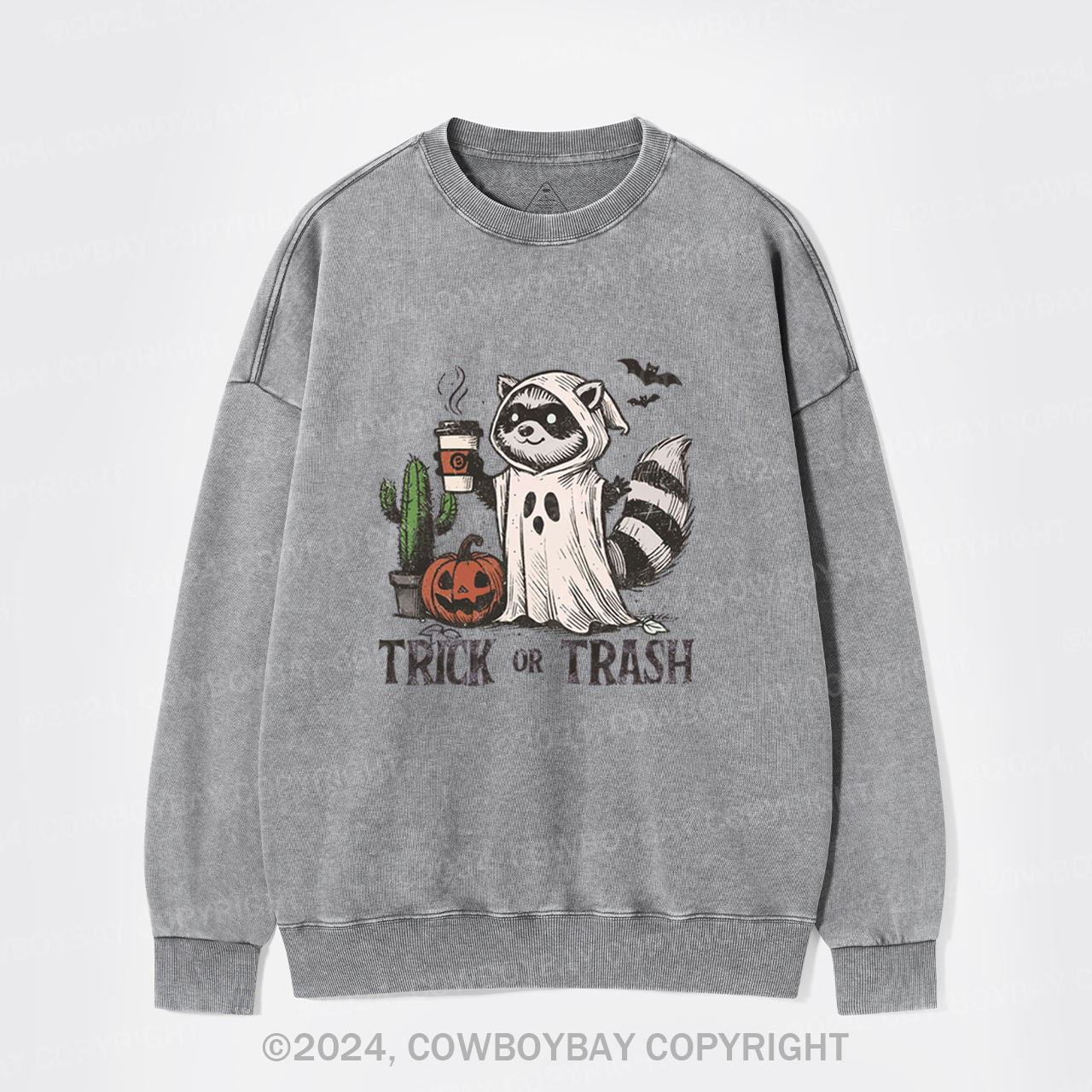 Trick Or Trash Washed Sweatshirts